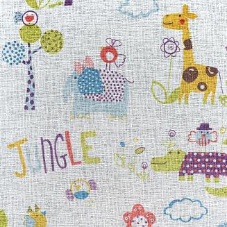 Zasłona gotowa na przelotkach BILLY 140x250 Eurofirany wielokolorowy