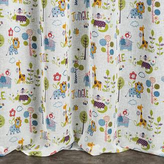 Zasłona gotowa na przelotkach BILLY 140x250 Eurofirany wielokolorowy