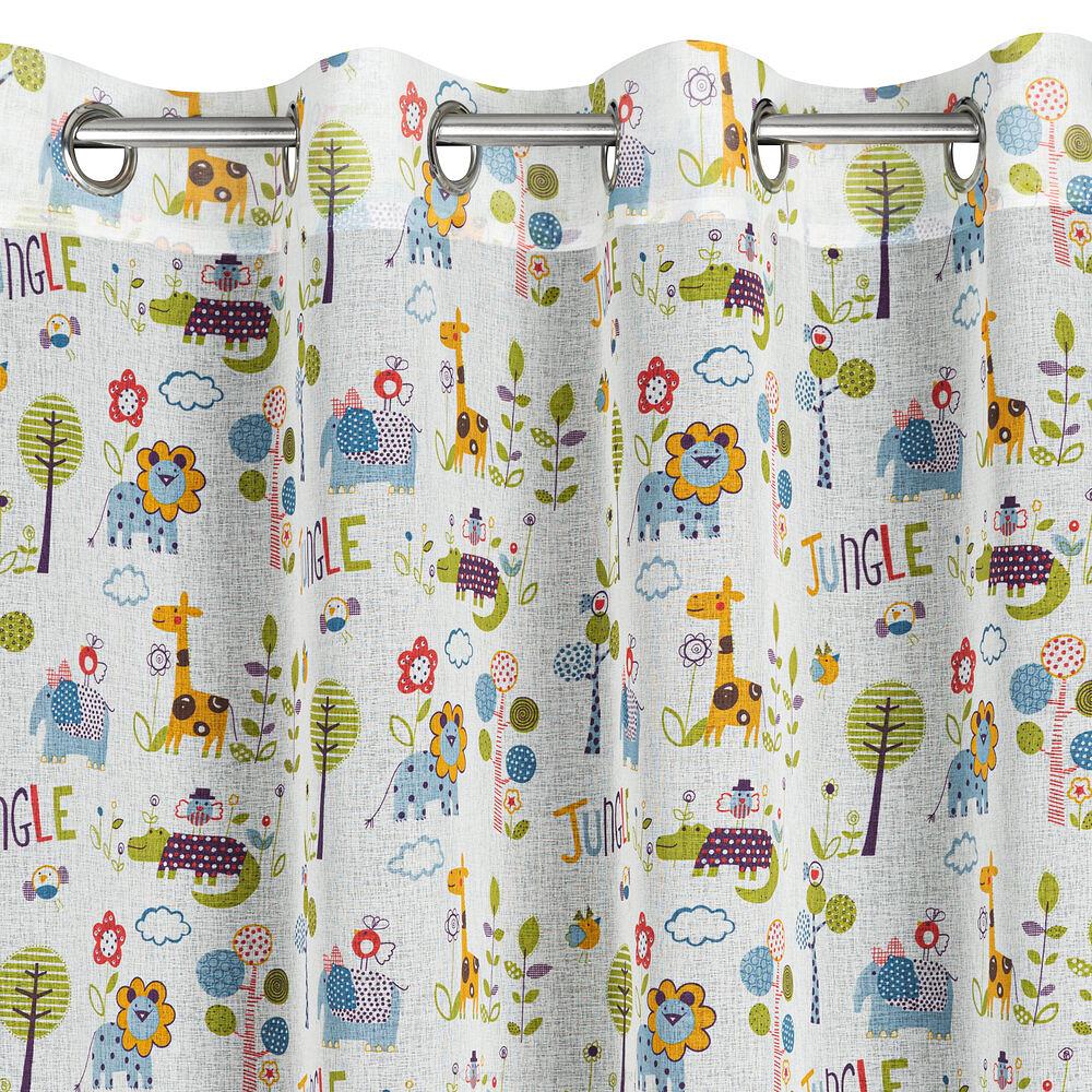 Zasłona gotowa na przelotkach BILLY 140x250 Eurofirany wielokolorowy