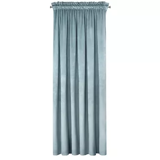 Zasłona gotowa na taśmie ROSA 140x300 Design91 morski