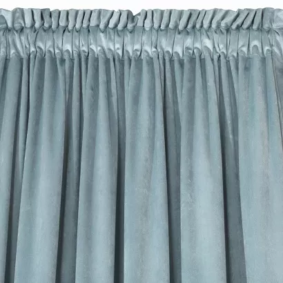 Zasłona gotowa na taśmie ROSA 135x300 Design91 morska