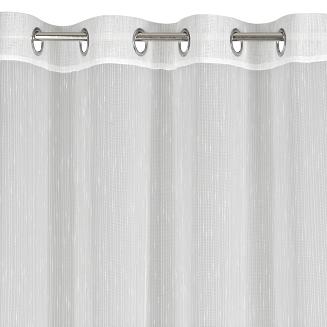 Firana gotowa na przelotkach PILAR 140x250 Eurofirany biały