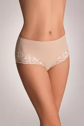 Figi damskie modelujące z wyoskim stanem Vanda Eldar beżowe