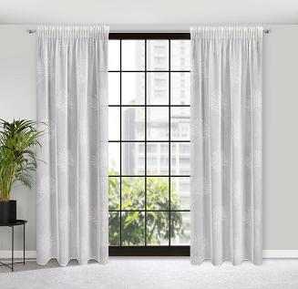 Firana gotowa na taśmie JANE 140x270 Eurofirany biały