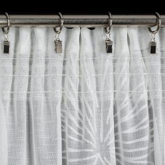 Firana gotowa na taśmie JANE 140x270 Eurofirany biały