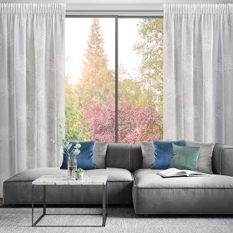 Firana gotowa na taśmie JANE 140x270 Eurofirany biały