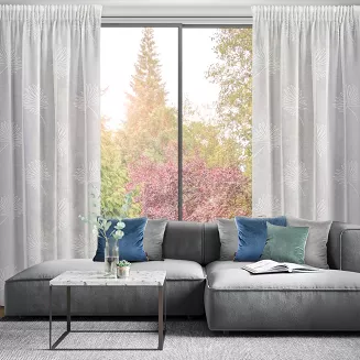 Firana gotowa na taśmie JANE 140x270 Eurofirany biały