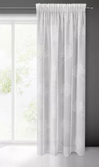 Firana gotowa na taśmie JANE 140x270 Eurofirany biały