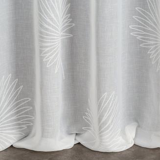 Firana gotowa na taśmie JANE 140x270 Eurofirany biały