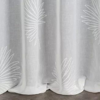 Firana gotowa na taśmie JANE 140x270 Eurofirany biały