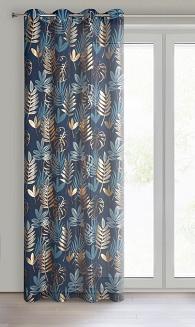 Zasłona gotowa na przelotkach RINA 140x250 Eurofirany granatowy