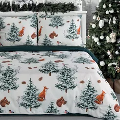 Komplet pościeli świąteczny POS 160x200 Eurofirany biały