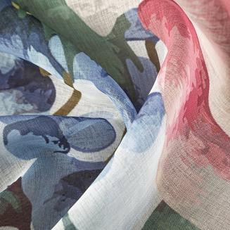 Zasłona gotowa na przelotkach LIA Eurofirany biały