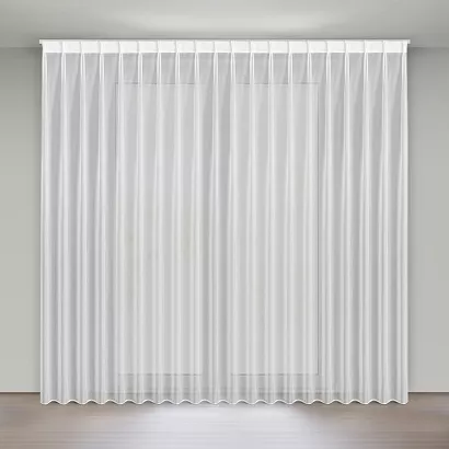 Firana gotowa z systemem flex LUCY 230x270 Eurofirany ze zwiewnego woalu