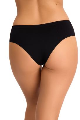 Brazyliany damskie bikini Sofia 009 bezszwowe czarne