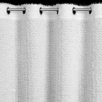 Zasłona gotowa na przelotkach TIFFANY 135x250 Eva Minge Eurofirany biały