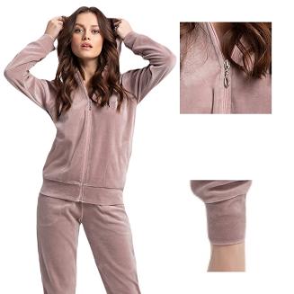 Dres damski LUNA kod 309 welur mocca