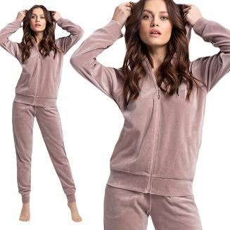 Dres damski LUNA kod 309 welur mocca