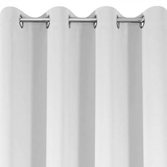 Zasłona gotowa na przelotkach NERISA 140x250 Eurofirany biały