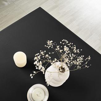 Obrus dekoracyjny VIVA 140x300 plamoodporny czarny