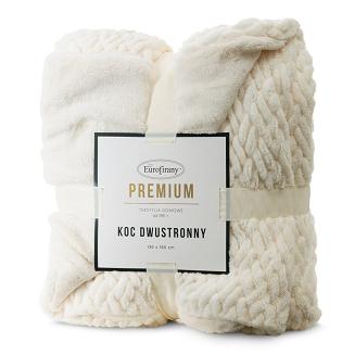 Koc narzuta KAYLA 130x160 Eurofirany kremowy