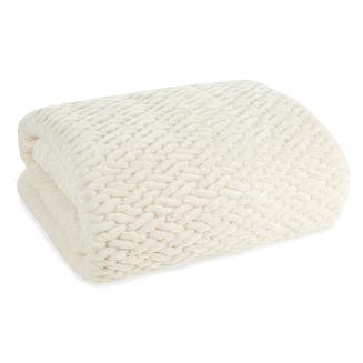 Koc narzuta KAYLA 130x160 Eurofirany kremowy