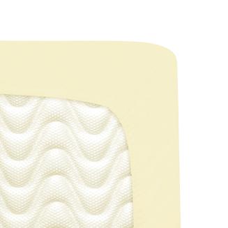 Prześcieradło satyna bawełniana z gumką 140x200 Darymex kremowe