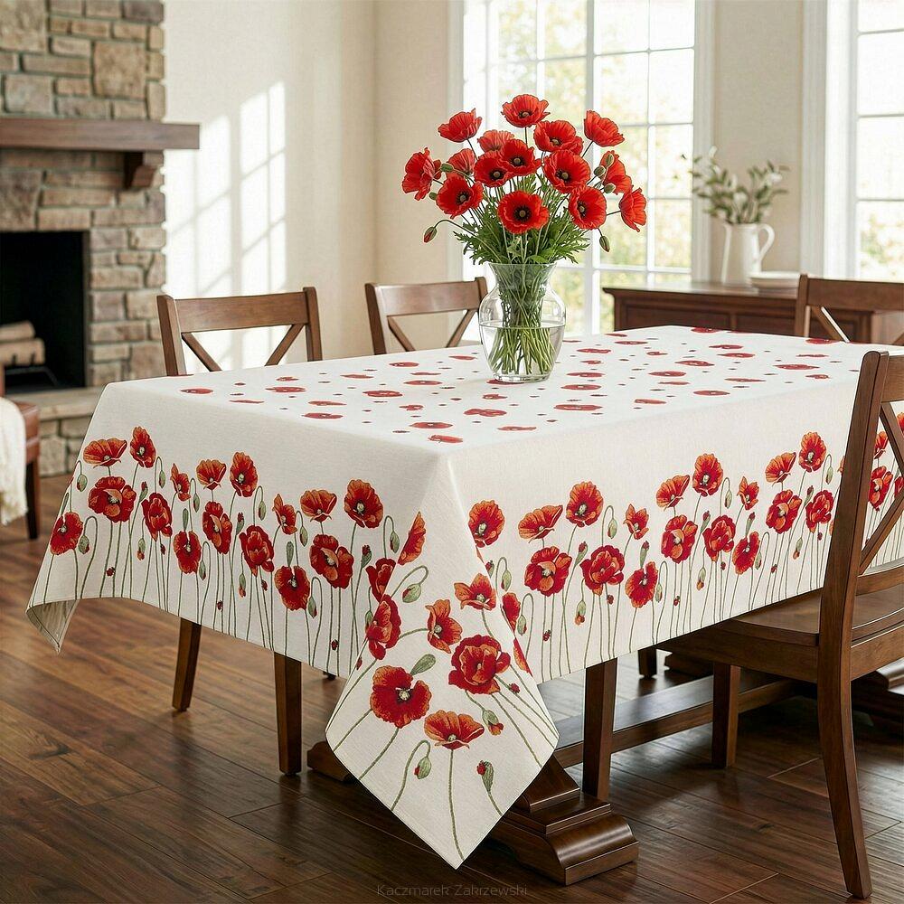 Obrus dekoracyjny 140x180 Eurofirany naturalny