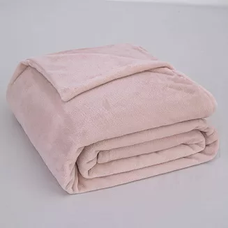 Pościel z mikrofibry Cozy MIŚ 140x200 pudrowa