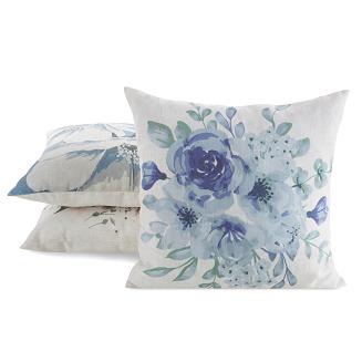 Poszewka dekoracyjna LEN 45x45 Eurofirany biały