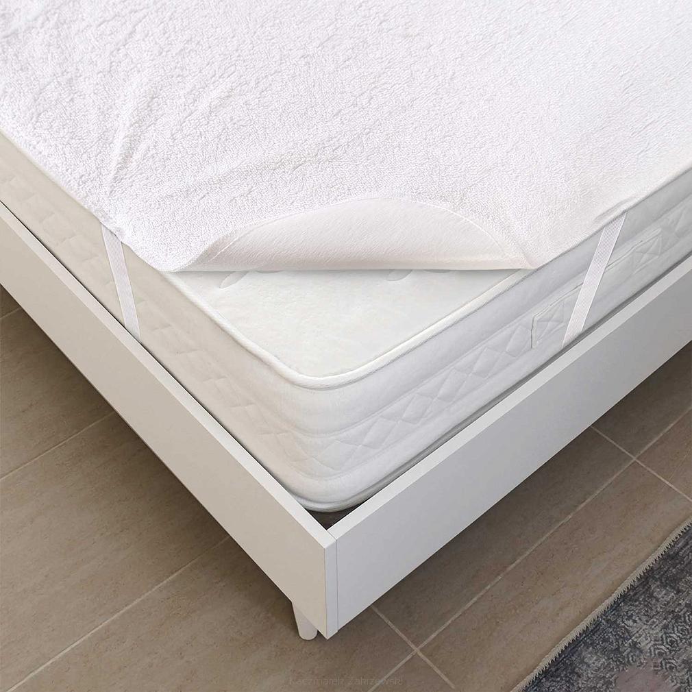Wodoodporny ochraniacz na materac Robson 110x200 Darymex frotte biały
