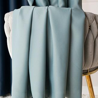 Zasłona gotowa typu blackout na przelotkach DONA 140x 250 szałwiowa