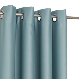 Zasłona gotowa typu blackout na przelotkach DONA 140x250 szałwiowa