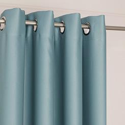 Zasłona gotowa typu blackout na przelotkach DONA 140x 250 szałwiowa