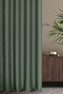 Zasłona gotowa na przelotkach MONTE 140x250 Eurofirany zielony