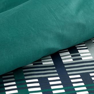 Pościel satynowa NIKA 200x220 Eurofirany ciemnoturkusowy