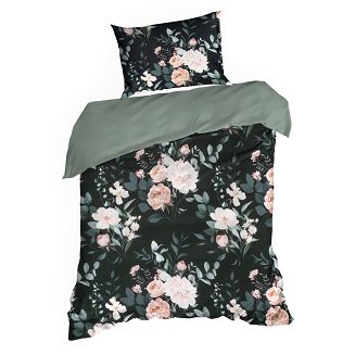 Pościel bawełniana ROSITA1 140x200 Eurofirany czarny