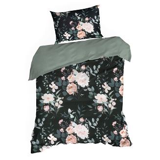 Pościel bawełniana ROSITA1 140x200 Eurofirany czarny