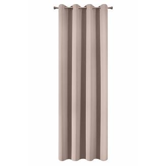 Zasłona gotowa na przelotkach LOGAN 140x250 Eurofirany pudrowy