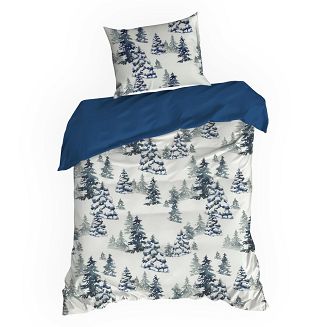 Komplet pościeli świąteczny POS 140x200 Eurofirany biały