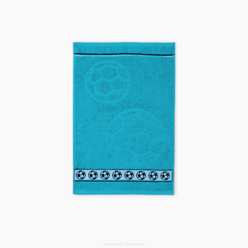 Ręcznik dla dzieci PIŁKA 30x50 Zwoltex turkus