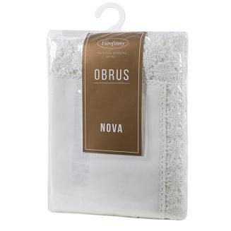 Obrus dekoracyjny LAURA 145x300 Eurofirany biały