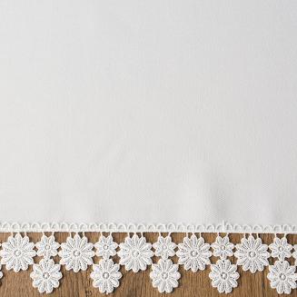 Obrus dekoracyjny LAURA 145x300 Eurofirany biały