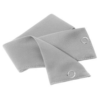 Szarfa do zasłony Hold 8x140 welurowa srebrna