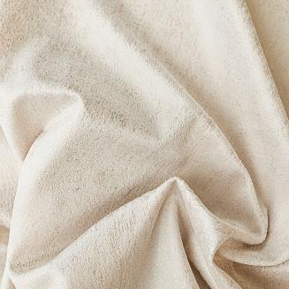 Zasłona gotowa na przelotkach ELEONORA 140x250 jasnokremowa ze złotym nadrukiem