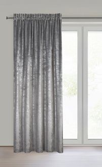 Zasłona gotowa na taśmie AVENA 135x270 Eurofirany stalowy