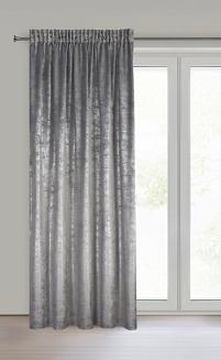 Zasłona gotowa na taśmie AVENA 135x270 Eurofirany stalowy