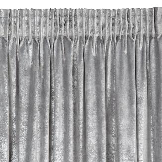 Zasłona gotowa na taśmie AVENA 135x270 Eurofirany stalowy