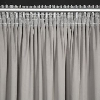 Zasłona gotowa na taśmie AVENA 135x270 Eurofirany stalowy