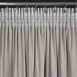 Zasłona gotowa na taśmie AVENA 135x270 Eurofirany stalowy